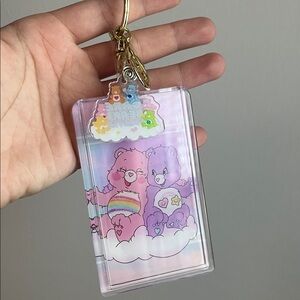 5/$25 💖Holographic Care Bear Keychain